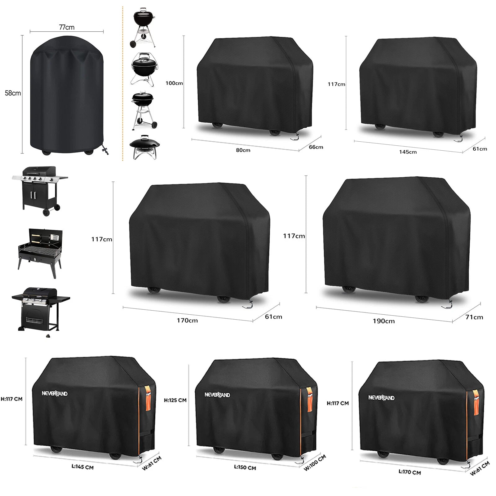 All-Weather BBQ Grill Comfy Covers