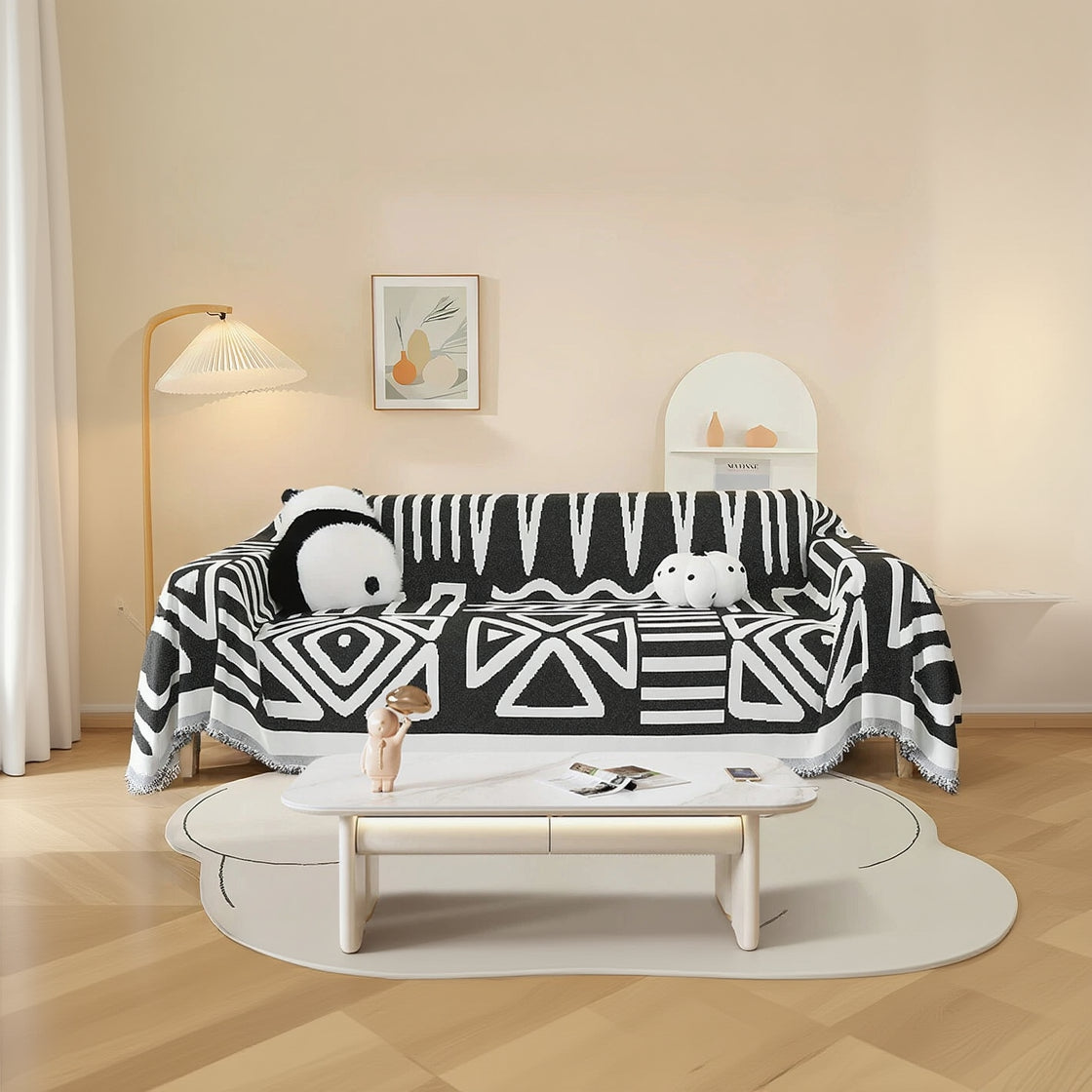 Boho Chenille Sofa Cover