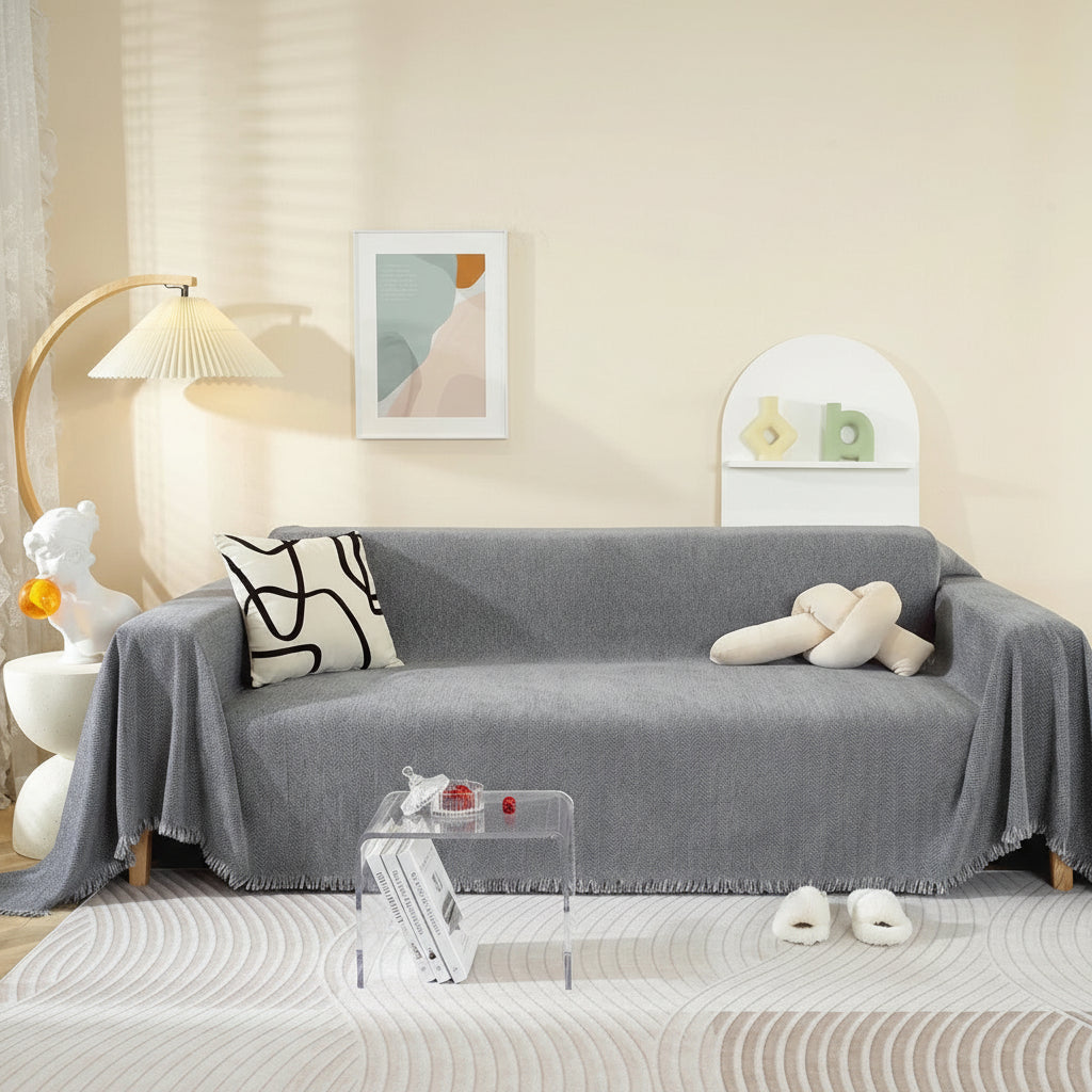 Boho Chenille Sofa Cover