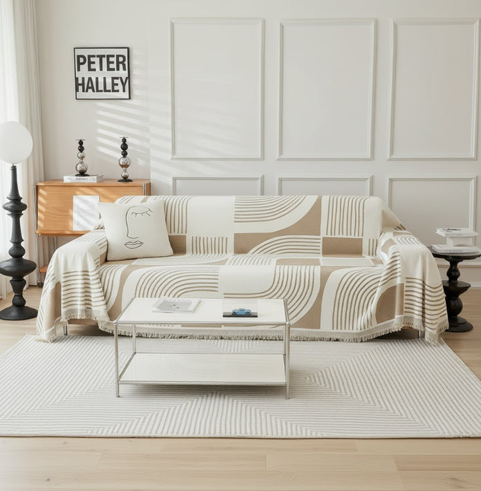 Boho Chenille Sofa Cover