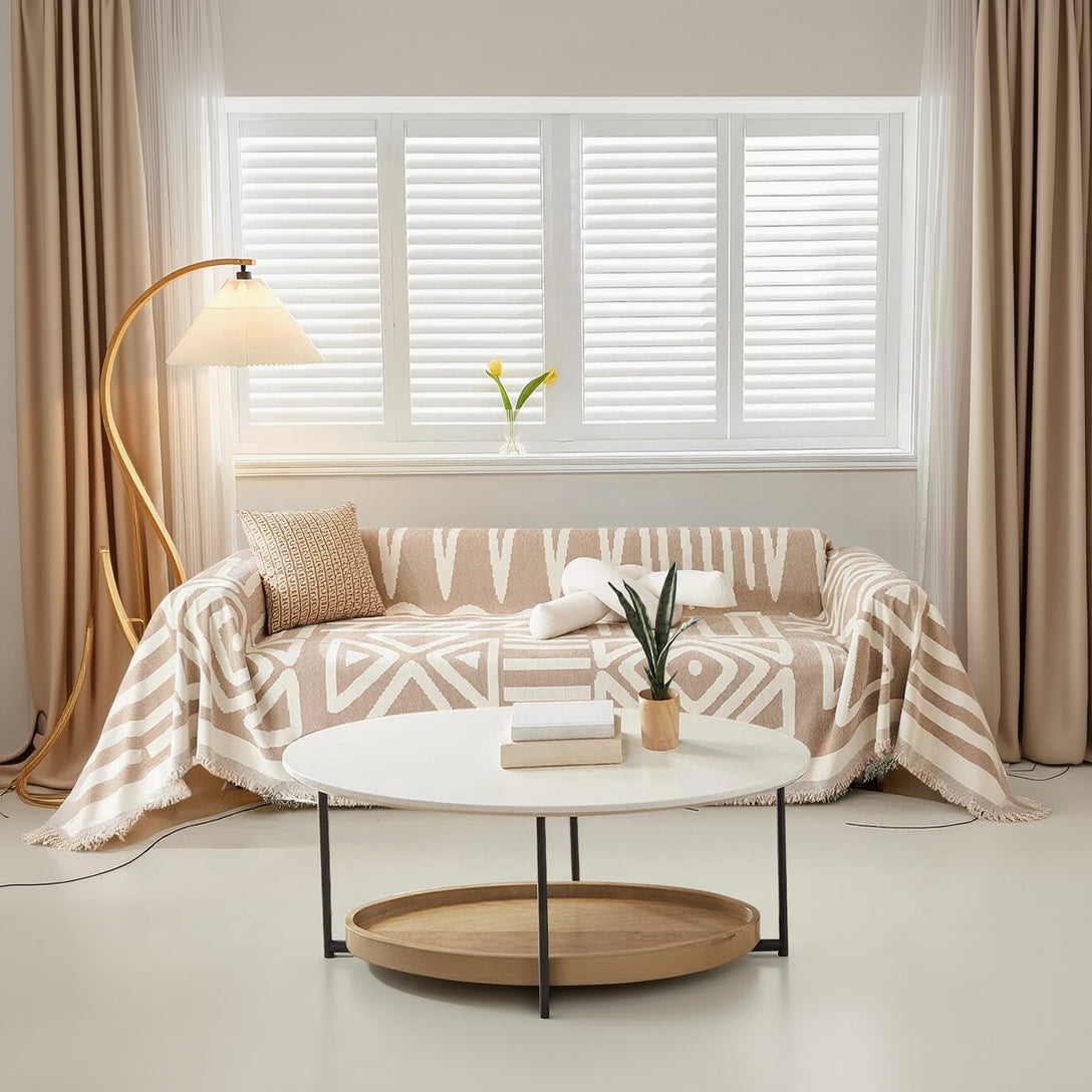 Boho Chenille Sofa Cover