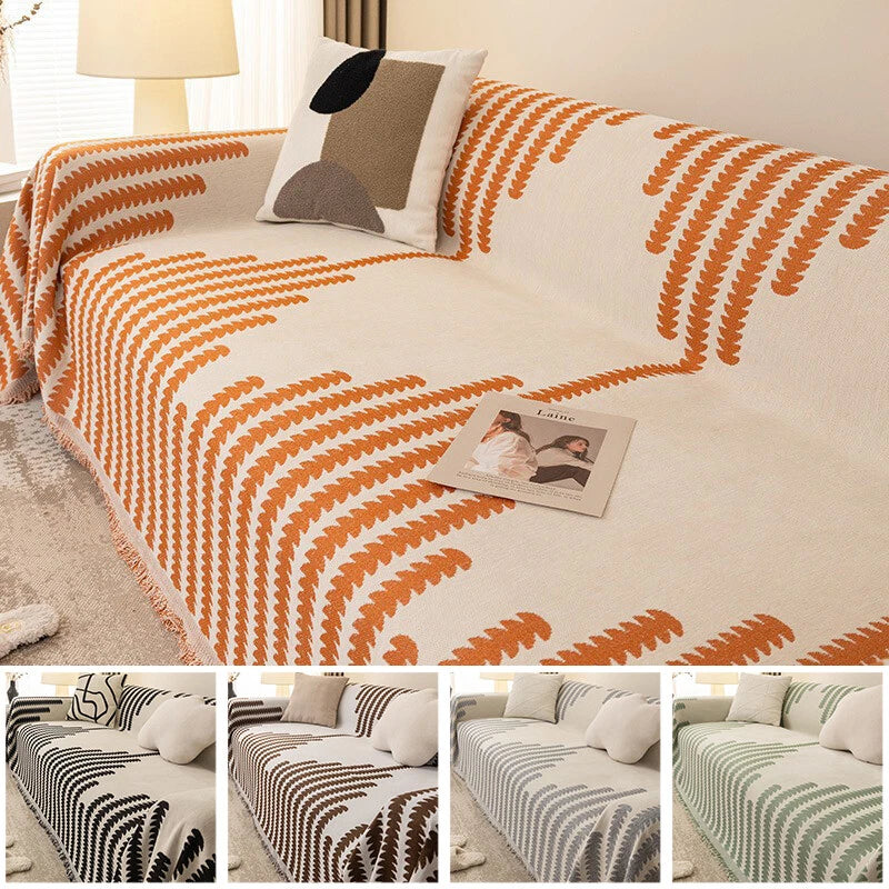 Chenille Sofa Throw Cover – 50% off + buy 3 get 20 extra off