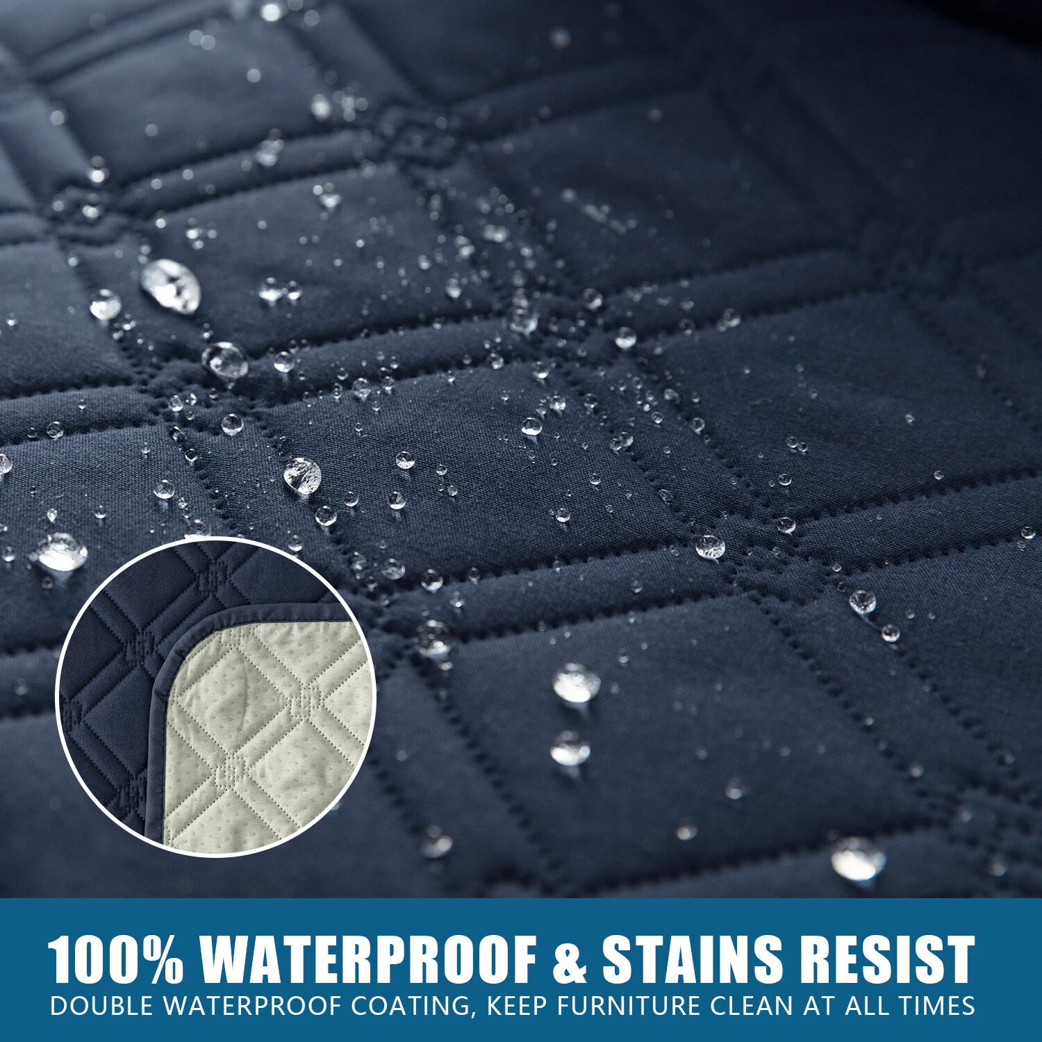 Easy Going Waterproof Recliner Comfy Cover - 3 Seater