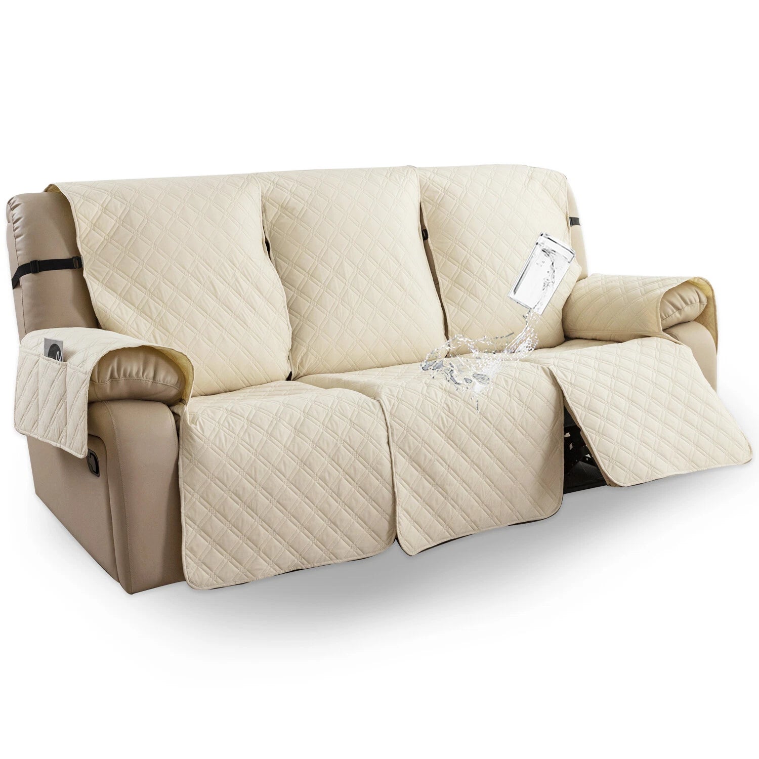 Easy Going Waterproof Recliner Comfy Cover - 3 Seater