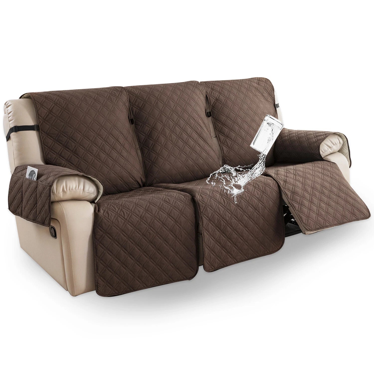 Easy Going Waterproof Recliner Comfy Cover - 3 Seater