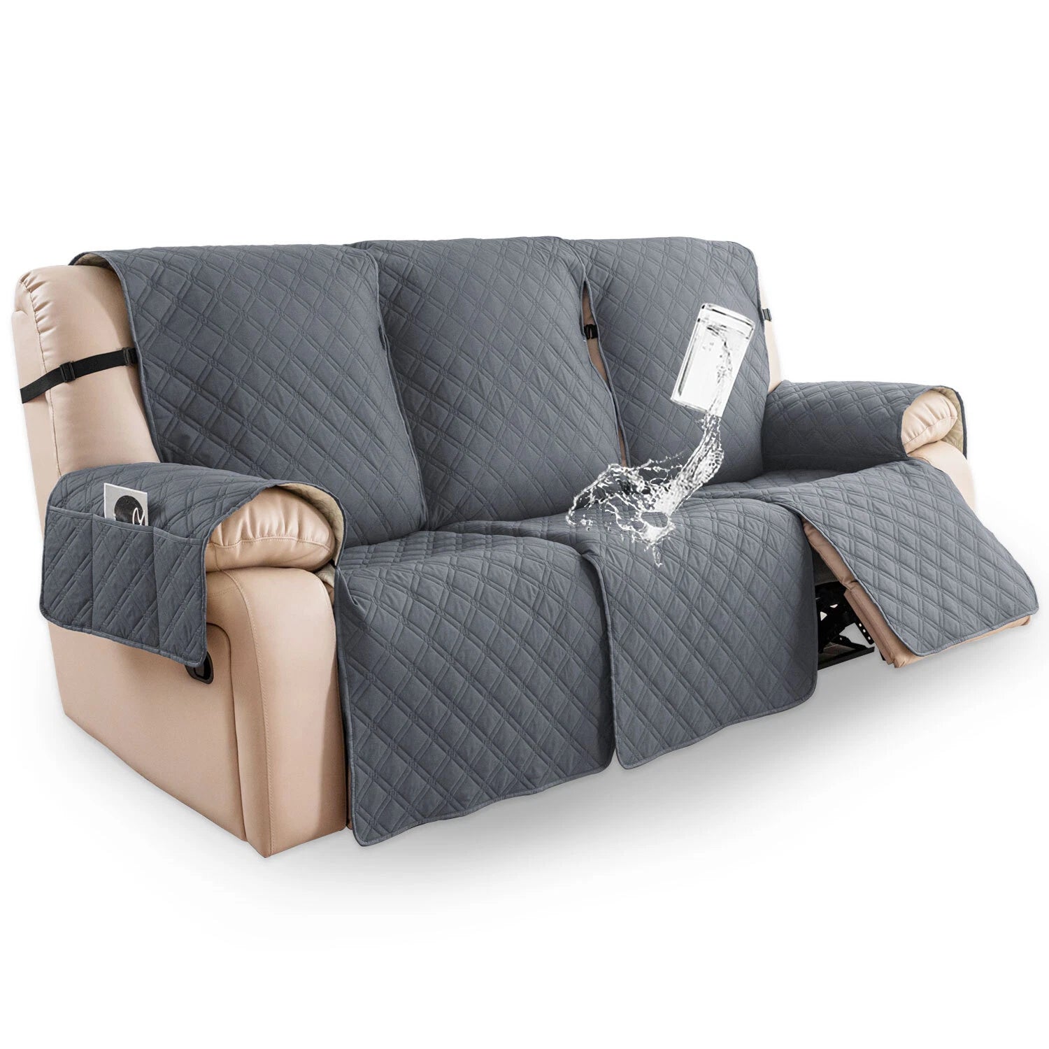 Easy Going Waterproof Recliner Comfy Cover - 3 Seater