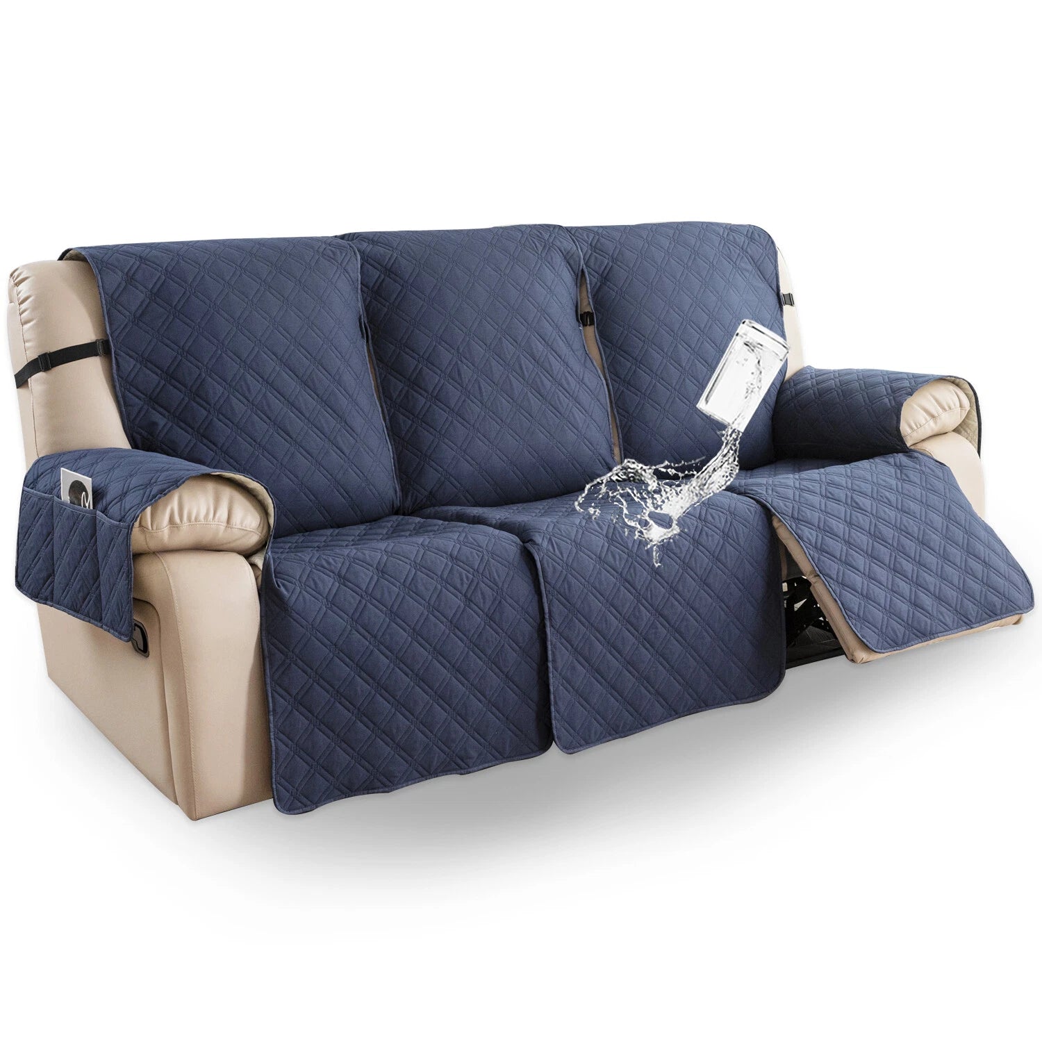 Easy Going Waterproof Recliner Comfy Cover - 3 Seater