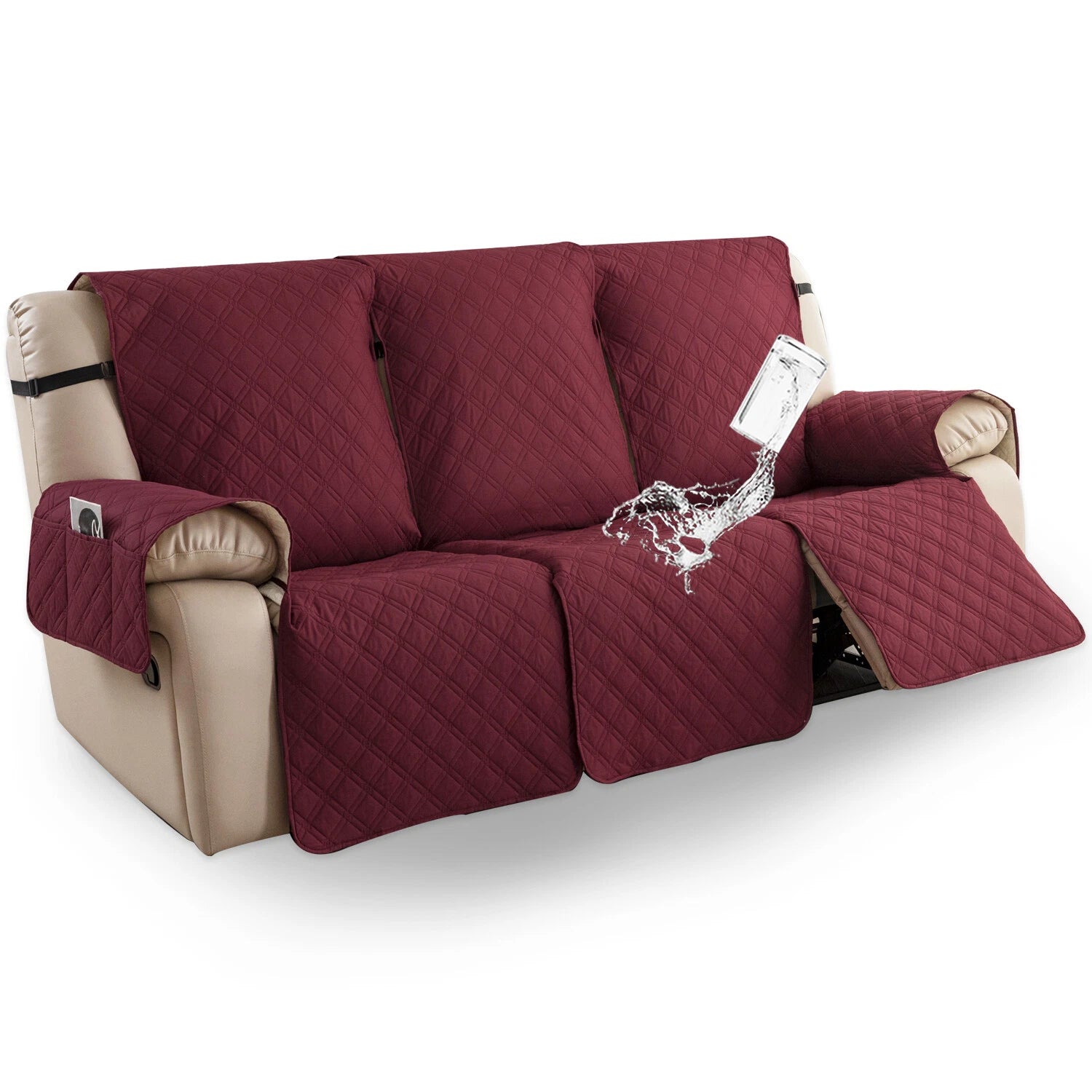 Easy Going Waterproof Recliner Comfy Cover - 3 Seater